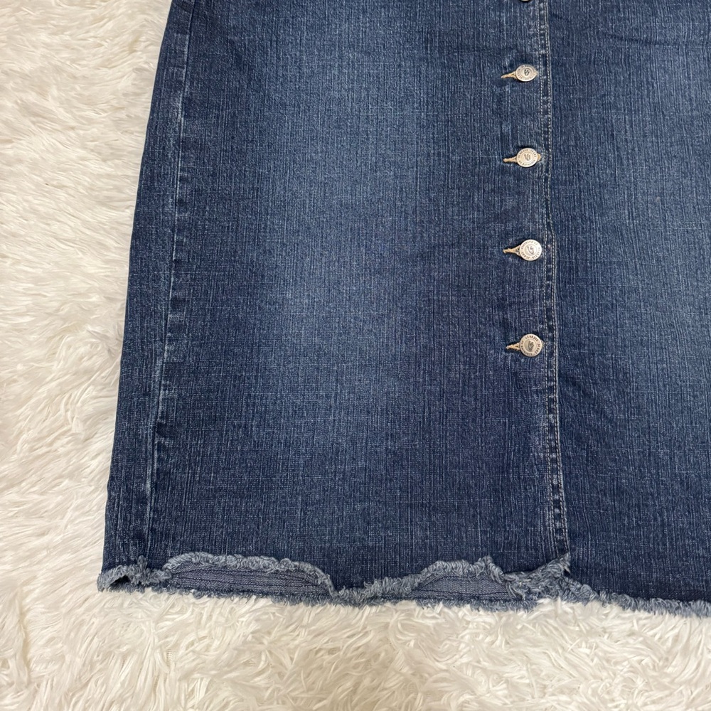 Venezia Blue Skirt Knee-Length Casual - Picture 2 of 6